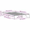 vidaXL R&aacute;m postele Včel&iacute; hned&yacute; 120 x 200 cm Mas&iacute;vne borovicov&eacute; drevo