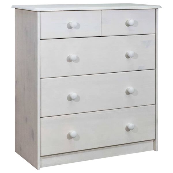 vidaXL Z&aacute;suvkov&aacute; skrinka 75x35x80,5 cm mas&iacute;vne borovicov&eacute; drevo