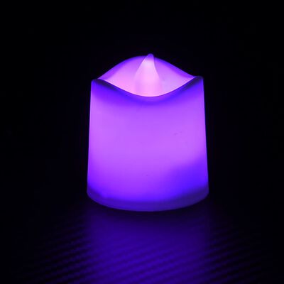 vidaXL Elektrické čajové sviečky bez plameňa LED 12 ks farebné