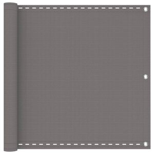 vidaXL Balk&oacute;nov&aacute; obrazovka Obdĺžnikov&yacute; 75 x 300 cm HDPE a hlin&iacute;k