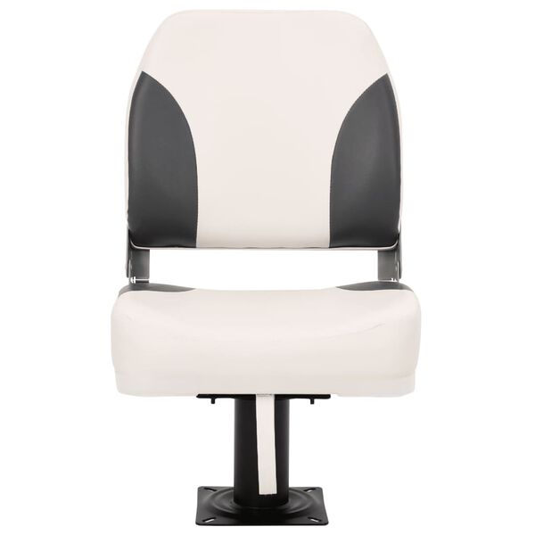 vidaXL Skladacie sedadlo do lode sada 1 s n&iacute;zkym operadlom a upevňovac&iacute;m popruhom