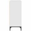 vidaXL Serv&iacute;rovacia skriňa Vysok&yacute; lesk bielej 79,5 x 33 x 82 cm