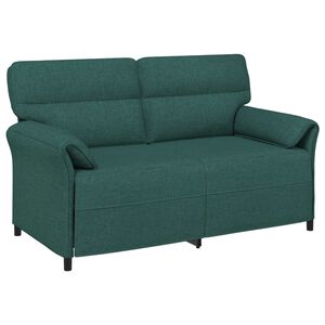 vidaXL Pohovka 100% polyester, kovov&yacute; r&aacute;m, MDF, Preglejka