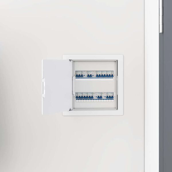 vidaXL Pr&iacute;stupov&eacute; dosky 2 pcs Biela 20 x 20 cm ABS plast