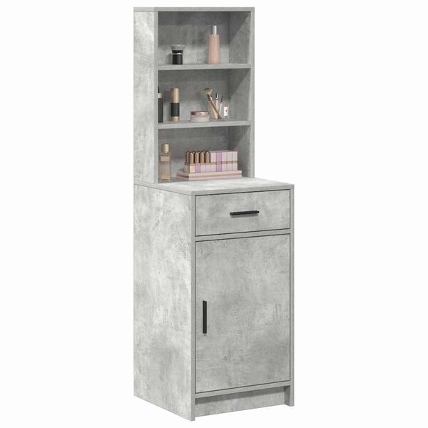 vidaXL Highboard Bet&oacute;nov&aacute; &scaron;ed&aacute; 40 x 40,5 x 135 cm Kompozitn&eacute; drevo