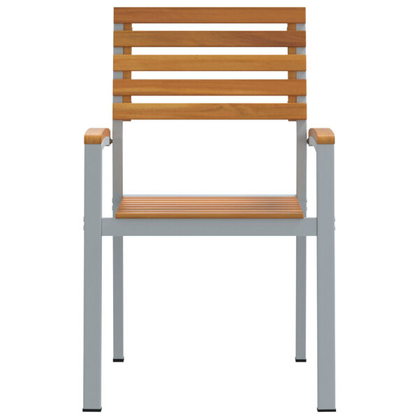 vidaXL Z&aacute;hradn&aacute; stolička 2 pcs Hned&aacute; 56 x 57 x 87 cm