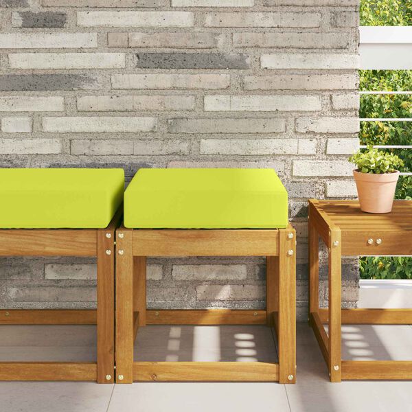 vidaXL Vank&uacute;&scaron; na vonkaj&scaron;ie sedenie Zelen&aacute; 40 x 40 x 8 cm