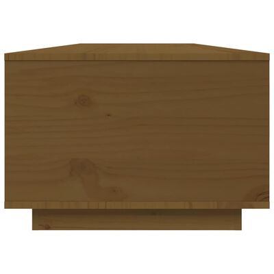 vidaXL Konferenčný stolík medovo-hnedý 80x50x35,5 cm borovicový masív
