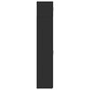 vidaXL &Uacute;zka &uacute;ložn&aacute; skrinka čierna 30x42,5x225 cm kompozitn&eacute; drevo