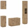vidaXL S&uacute;prava k&uacute;peľňov&yacute;ch skr&iacute;ň v 4 kusoch HOORN Dub artisan