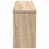 vidaXL Ve&scaron;iak na stenu dub sonoma 75 x 16 x 26 cm Kompozitn&eacute; drevo