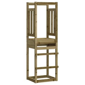 vidaXL Hracia veža 53x46,5x169 cm impregnovan&eacute; drevo borovica