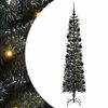 vidaXL Umel&yacute; vianočn&yacute; stromček Zelen&aacute; 210 cm PVC, plast a oceľ