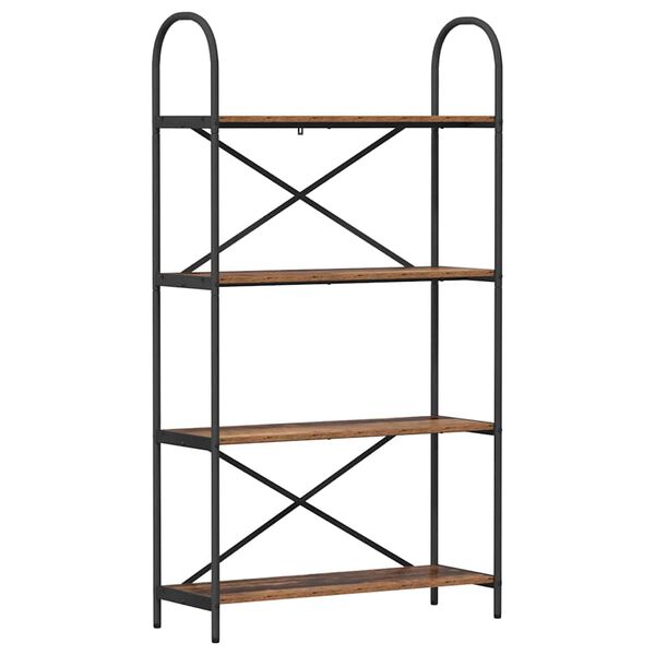 vidaXL Reg&aacute;l na knihy Star&eacute; drevo 80 x 30 x 146 cm Kompozitn&eacute; drevo