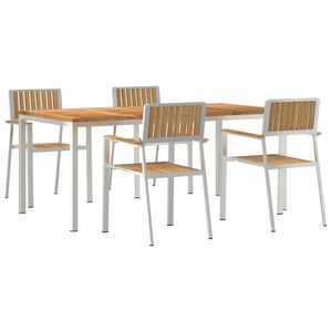 vidaXL Z&aacute;hradn&aacute; jed&aacute;lensk&aacute; s&uacute;prava 5 ks 180 x 90 x 75 cm