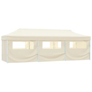 vidaXL Skladac&iacute; p&aacute;rty stan s 8 bočn&yacute;mi stenami 870x291x315 cm kr&eacute;mov&yacute;
