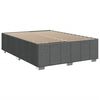 vidaXL Boxspring posteľ s matracom tmavosiv&aacute; 140x200 cm l&aacute;tka