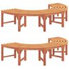 vidaXL Stromov&aacute; lavička 8 -Seater 2 ks 160 x 80 x 45cm Pr&iacute;rodn&aacute;