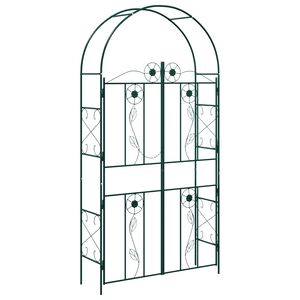 vidaXL Z&aacute;hradn&yacute; obl&uacute;k Jednofarebn&yacute; Zelen&aacute; 115 x 37 x 226 cm