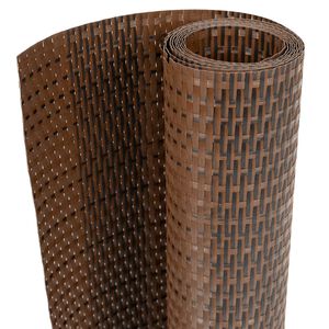 vidaXL Balk&oacute;nov&eacute; z&aacute;steny 10 ks hnedo-čierne 255x19 cm polyratan