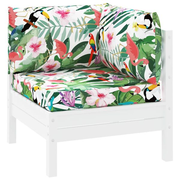 vidaXL Podušky na paletovú pohovku 3 ks viacfarebné oxfordská látka