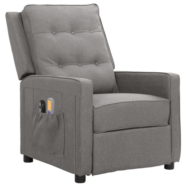 vidaXL Elektrick&eacute; mas&aacute;žne kreslo bledosiv&eacute; l&aacute;tkov&eacute;