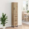 vidaXL Highboard Remeseln&yacute; dub 34,5 x 34 x 180 cm Kompozitn&eacute; drevo