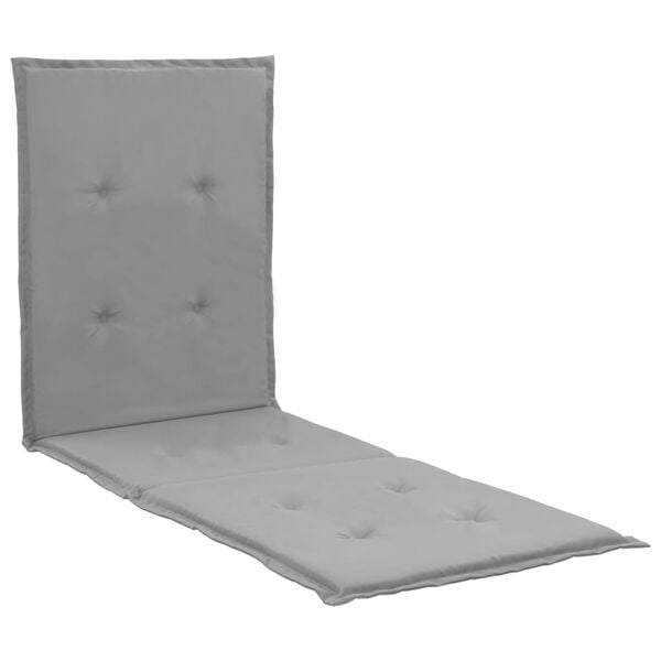vidaXL Podložka na ležadlo, siv&aacute; 180x55x3 cm