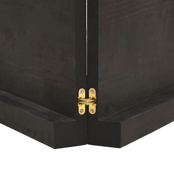 vidaXL N&aacute;stenn&aacute; polica tmavohned&aacute; 200x50x(2-6)cm o&scaron;etren&yacute; dubov&yacute; mas&iacute;v