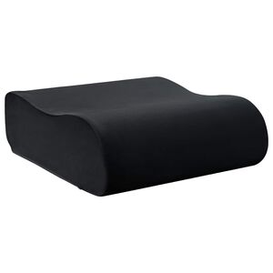 vidaXL Podložka na sedadlo Jednofarebn&yacute; Čierna 40 x 40 x 13 cm PU pena