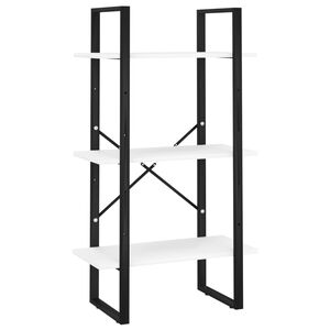 vidaXL &Uacute;ložn&aacute; polica, biela 60x30x105 cm, kompozitn&eacute; drevo