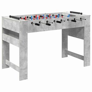 vidaXL Stoln&yacute; futbal Bet&oacute;novo Siv&aacute; 125 x 60,5 x 80 cm Kompozitn&eacute; drevo