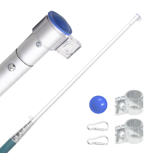 vidaXL Vlajka Veľkej Británie a tyč 5,55 m hliník