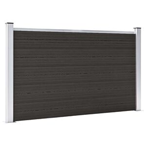 vidaXL Plotov&yacute; panel WPC 180x105 cm čierny