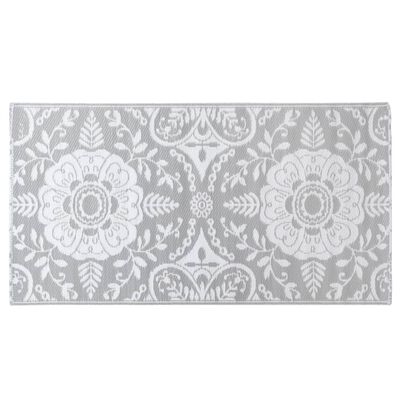 vidaXL Vonkajší koberec bledosivý 190x290 cm PP