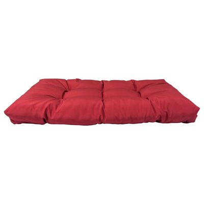 vidaXL Vankúše z polyesteru na paletový nábytok 2 ks červené