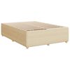 vidaXL Posteľn&yacute; r&aacute;m boxspring s matracom kr&eacute;mov&yacute; 140x200 cm l&aacute;tka