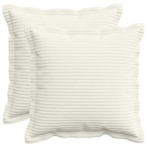 vidaXL Poťah na podložku 2 ks HOUTEN Kr&eacute;mov&aacute; 30 x 30 cm man&scaron;estr