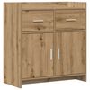 vidaXL Serv&iacute;rovacia skriňa Dub artisan 75 x 36 x 80 cm