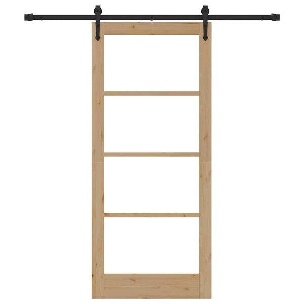 vidaXL Posuvn&eacute; dvere Pr&iacute;rodn&aacute; 86 x 198,5 cm