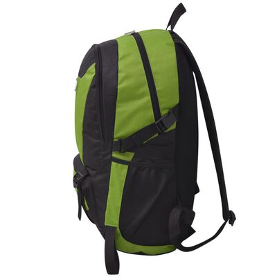 vidaXL Turistický batoh, 40 l, čierno-zelený