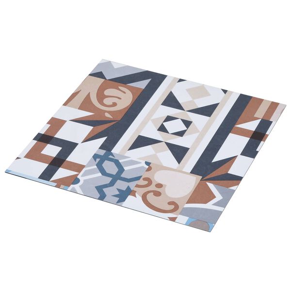 vidaXL Podlahov&eacute; dosky 55 pcs Viacfarebn&yacute; 5,11 m&sup2; PVC