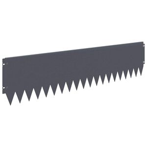 vidaXL Obrubn&iacute;k tr&aacute;vnika 10 ks 103 x 25 cm Oceľ Antracitov&aacute;
