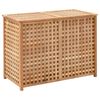 vidaXL K&ocirc;&scaron; na bielizeň 87,5x46x67 cm mas&iacute;vne orechov&eacute; drevo
