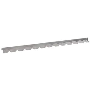vidaXL Obrubn&iacute;k tr&aacute;vnika 10 ks 102 x 4 x 4 cm Oceľ Strieborn&aacute;