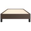 vidaXL Posteľný rám hnedý 80x200 cm umelá koža