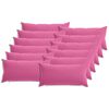 vidaXL Poťah na podložku 12 pcs HEERLEN Ružov&aacute; 40 x 80 cm Polyester