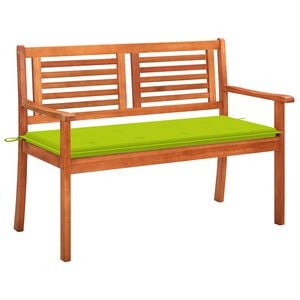 vidaXL 2-miestna z&aacute;hradn&aacute; lavica s vank&uacute;&scaron;om 120 cm eukalyptov&yacute; mas&iacute;v