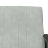 vidaXL kreslo Svetlosivá 59 x 75 x 78 cm Zamat