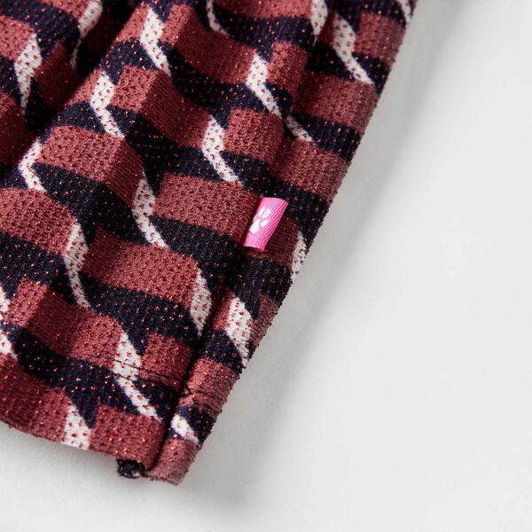 Detská plisovaná sukňa s trblietkami námornícka 116